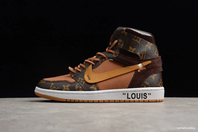 1 x Jordan OW Off-Louis Air AJ1 AQ0818-158 0822